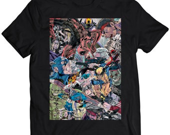 Camiseta unisex premium MVC3 Arcade Flyer (diseño vectorizado)