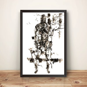 The Fear MGS MGS3 Snake Eater Premium Poster (Vectorized Design)