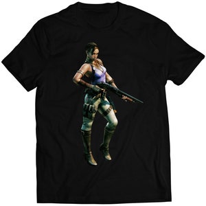 Sheva Alomar V2 Residence Evil Biohazard 5 Premium Unisex T-shirt (Vectorized Design)