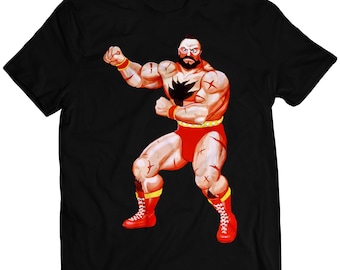 Zangief SF2 The World Warrior Camiseta Unisex Premium.