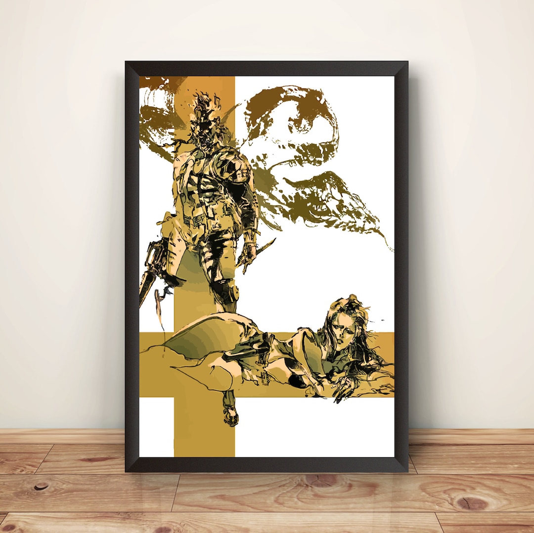 Big Boss & Eva MGS III Snake Eater Premium Poster (vectorized