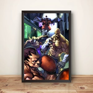 Shadaloo Goons Street Fighting Premium Poster (Vectorized Design)