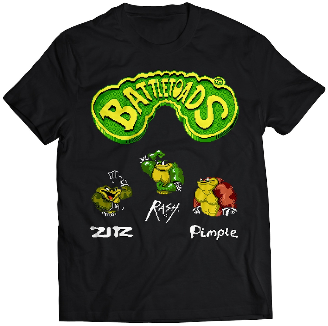 Baddletoads T-shirt Zitz, Rash, Pimple - Etsy