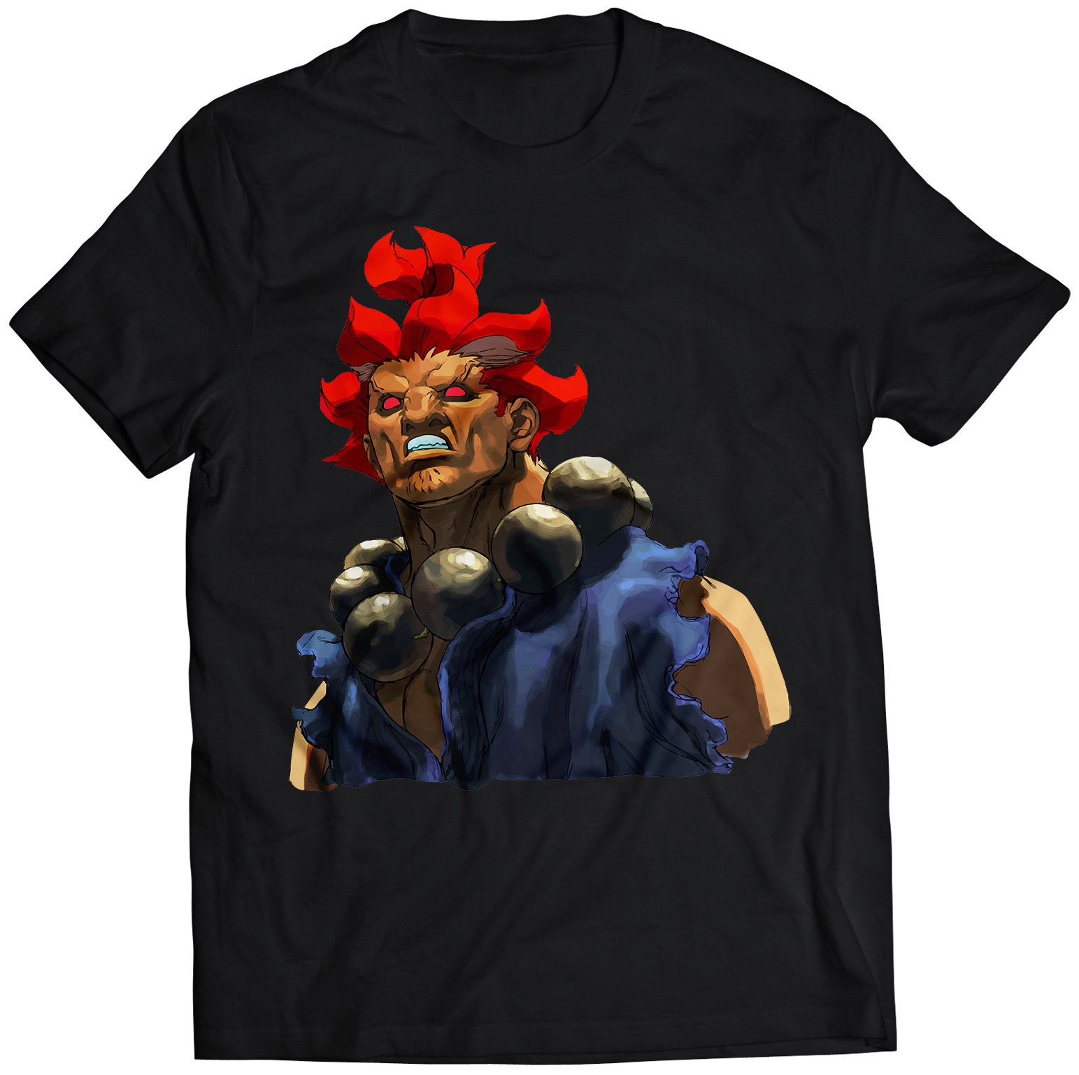 Akuma SF3 3rd Strike 3s Portrait T-shirt (vector)