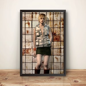 Heather Mason V1 Silence Hill 3 Cover Premium Poster (vektorisiertes Design)