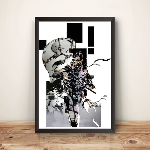 Solid Snake & Gray Fox Premium Poster (vectorized Design) - Etsy