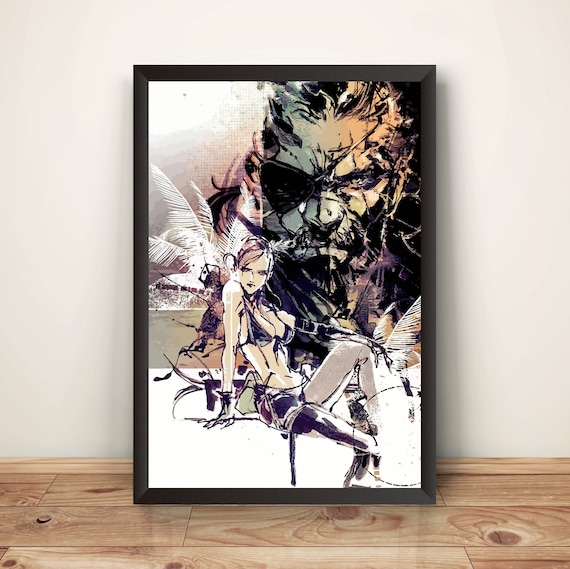 Venom Snake & Quiet V1 MGS V Premium Poster (vectorized Design) - Etsy