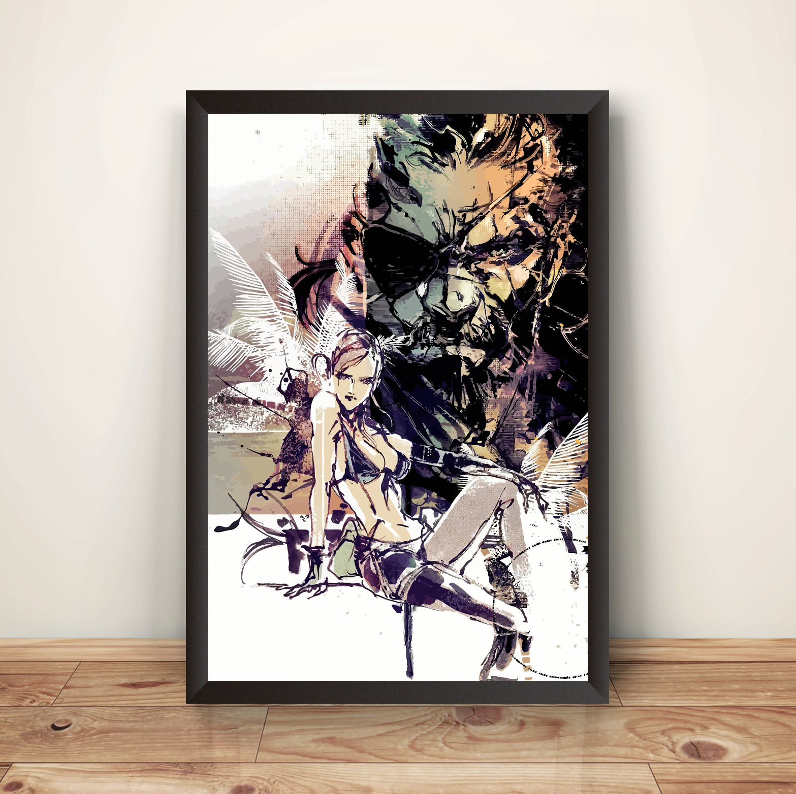 Venom Snake & Quiet V1 MGS V Premium Poster (vectorized Design) - Etsy