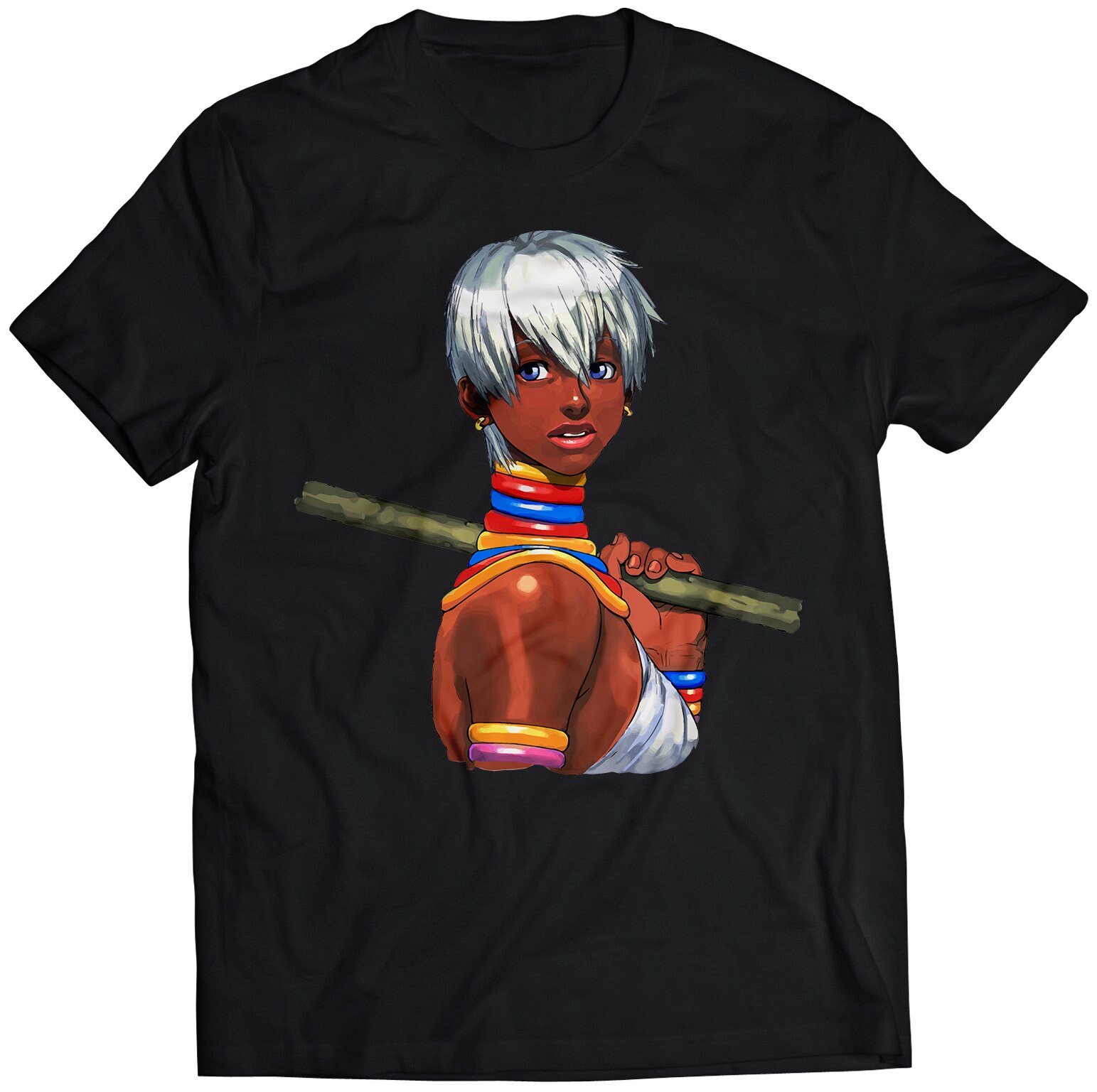 Elena SF3 3rd Strike 3s Portrait T-shirt (vector)