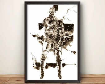 Póster premium de Snake Eater de MGS3 (diseño vectorizado)