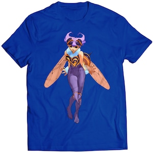 Qbee Vampire  Daarkstalkers Premium Unisex T-shirt (Vectorized Design)