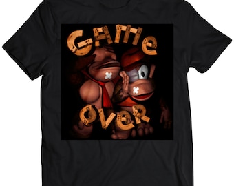 Camiseta unisex premium DKC Game Over.