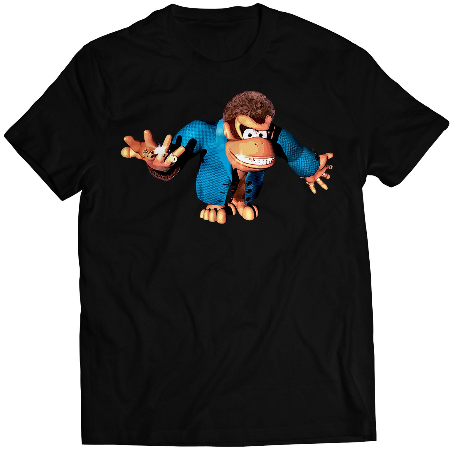 Swanky Kong DKC2 Premium Unisex T-shirt (vectorized Design) - Etsy