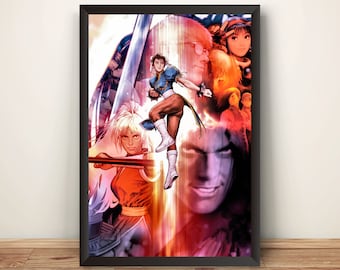 Capcom vs. SNK 2 EO 額入りプリント広告/ポスター 公式ゲームキューブ