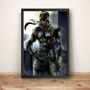 MGS Snake V4 Premium Poster.