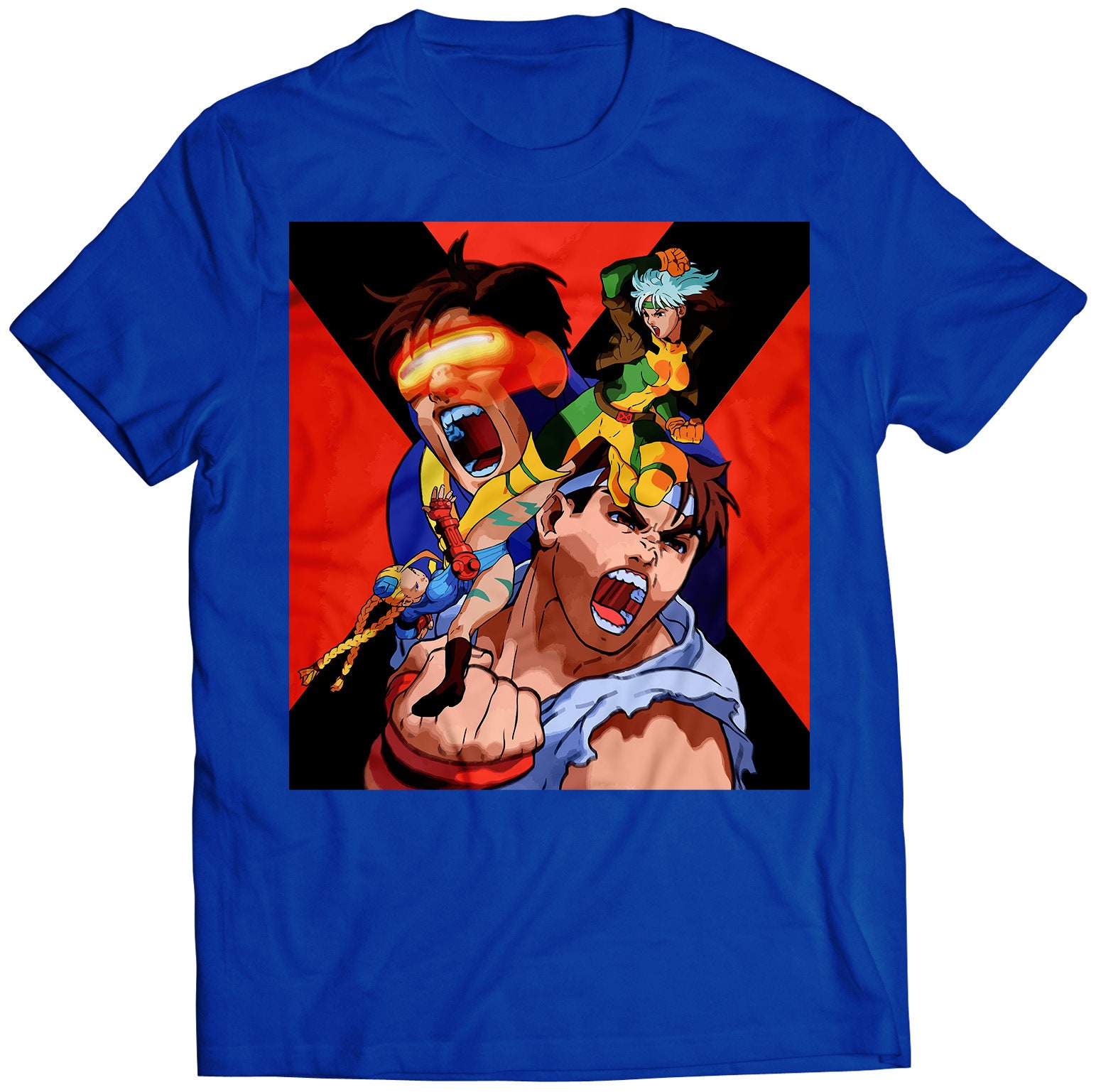 Mutants VS Fighters Arcade Flyer V2 Premium Unisex T-shirt