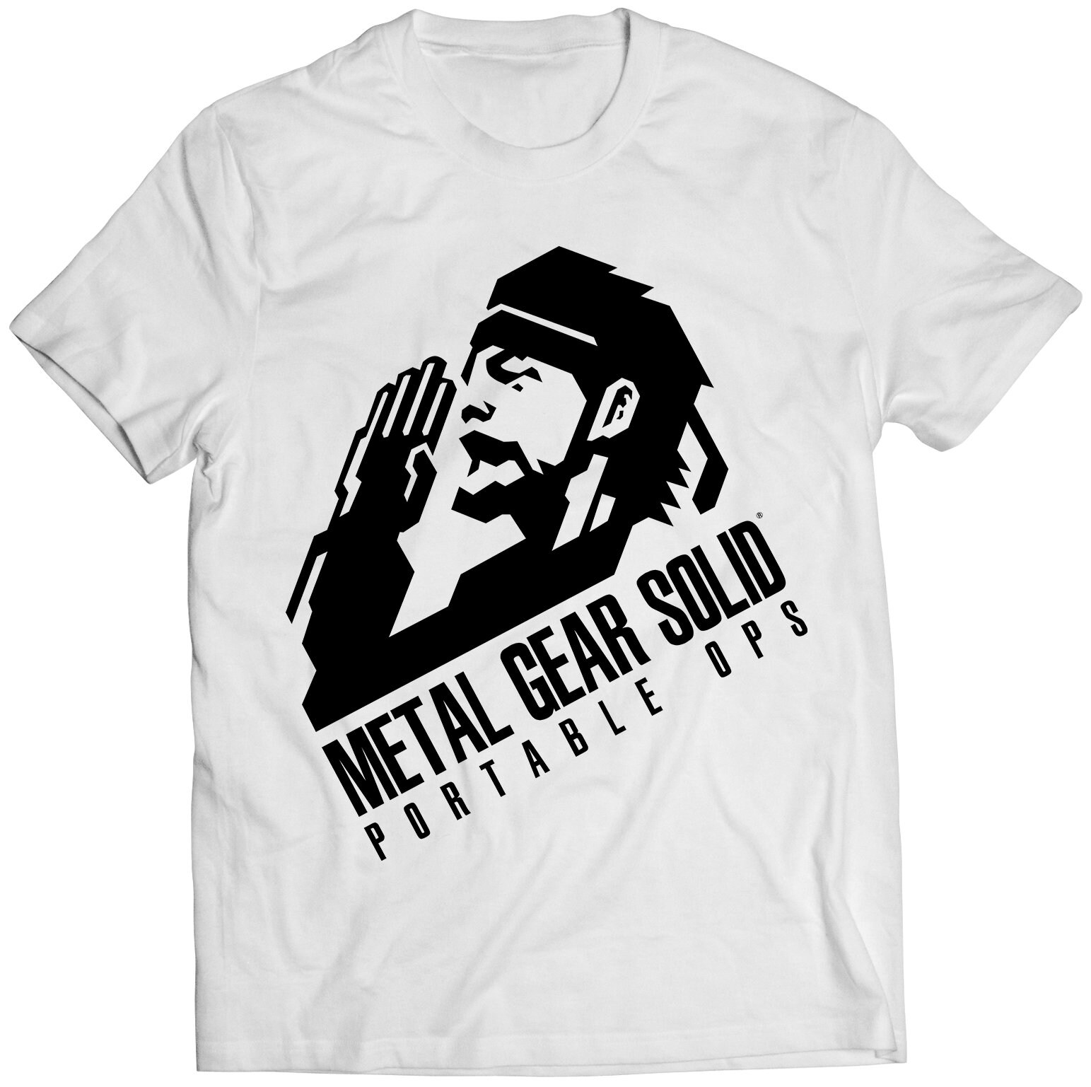 MGS Portable Ops Snake Salute Premium Unisex T-shirt (Vectorized Design)