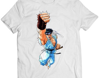 Ryu SFII Turbo Hyper Fighting Premium Unisex T-shirt (Vectorized Design)