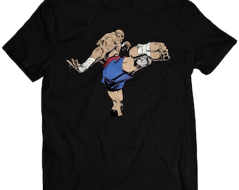Sagat SF2 Revival Premium Unisex T-shirt (Vectorized Design)