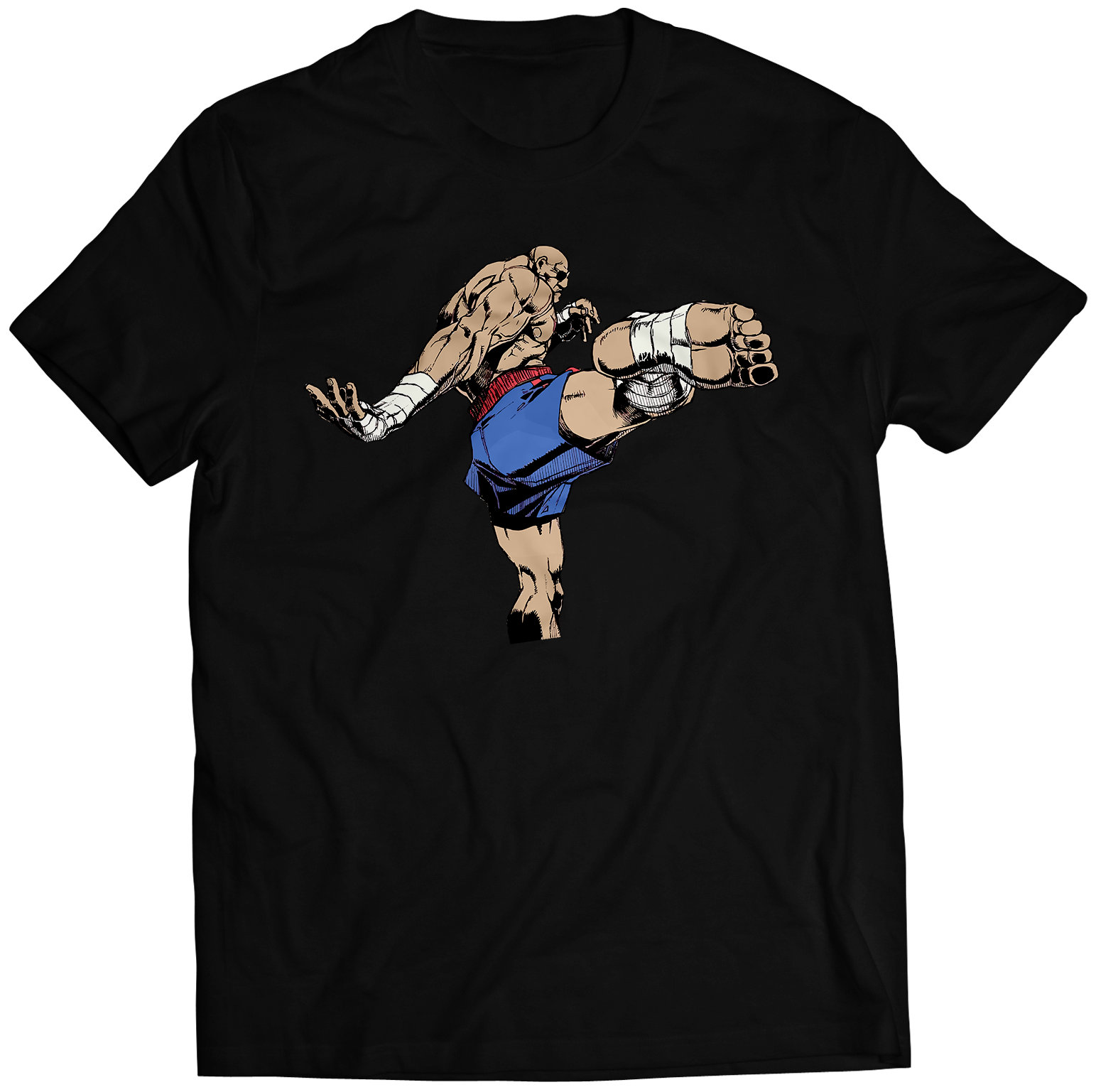 Sagat SF2 Revival Premium Unisex T-shirt (vectorized Design) - Etsy