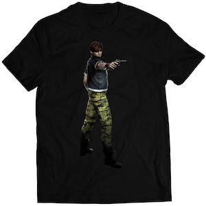 Steve Burnside Residence Evil The Darkside Chronicles Premium Unisex T-shirt (Vectorized Design)