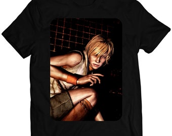 Heather Mason V6 Silence Hill 3 Cover Premium Unisex T-shirt (Vectorized Design)