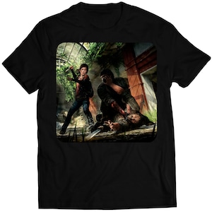 Ellie Saves Joel TLOU Premium Unisex T-shirt (Vectorized Design)