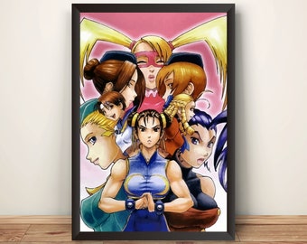 STREET FIGHTER ZERO 3 Capcom Affiche de jeu vidéo Taille 73 cm x 110 cm Japon EUR 154,95 - FR