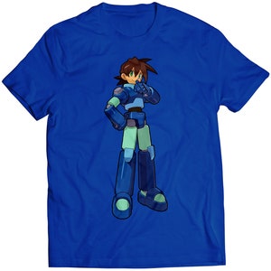 Mega Boy Rockman SVC Card Fighter Premium Unisex T-Shirt (vektorisiertes Design)