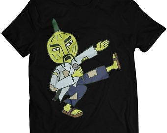Chop Chop Master Onion Tamanegi V2 PaRapper The Rapper Premium Unisex T-shirt (Vectorized Design)