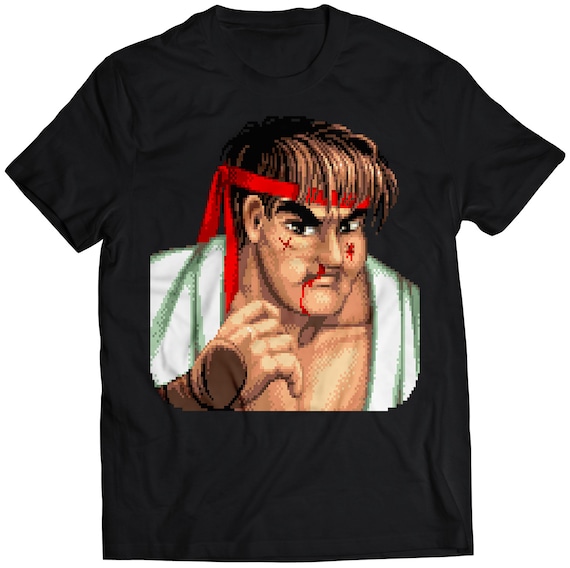 Ryu Defeated Portrait Street Fighter II Premium Unisex | Etsy