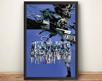 L GEAR SOLID Poster 4枚セット　ポスター MGS 4 Promotional Cover Premium Poster (vectorized Design) - Etsy