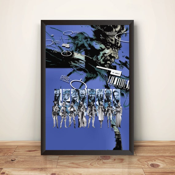 MGS 4 Promotional Cover Premium Poster (vectorized Design