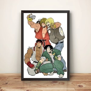 SNK Vs Capcom: SVC Chaos Framed Print Ad/poster PS2 Xbox