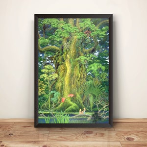 Póster premium de Árbol de Mana (diseño vectorizado)