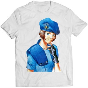 Rare Biohazard Jill Valentine Residence Evil Premium Unisex T-shirt (Vectorized Design)
