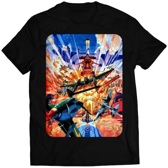  Man 1st Stadium Live Tシャツ 19XX Shmup Cover Premium Unisex T-shirt (vectorized Design