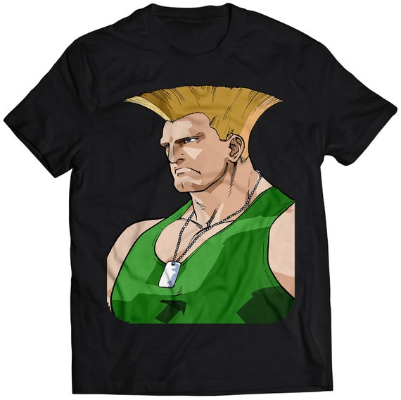 Guile Alpha 3 Portrait Premium Unisex T-shirt vectorized 