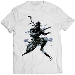 Rare Solid Snake Metal Gear Premium Unisex T-shirt (Vectorized Design)