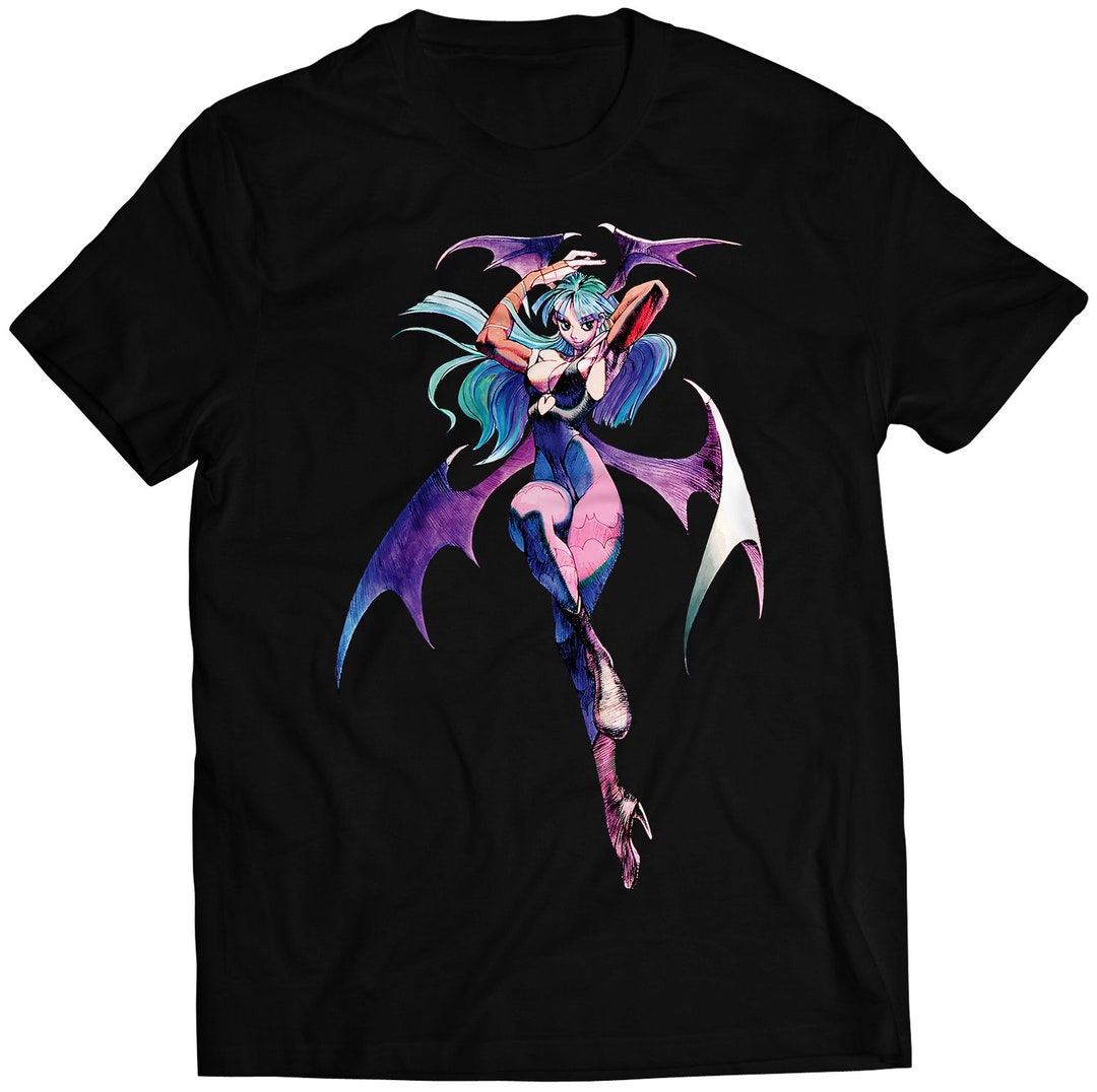 Morrigan OG Vampire Daarkstalkers Night Warriors Premium Unisex T