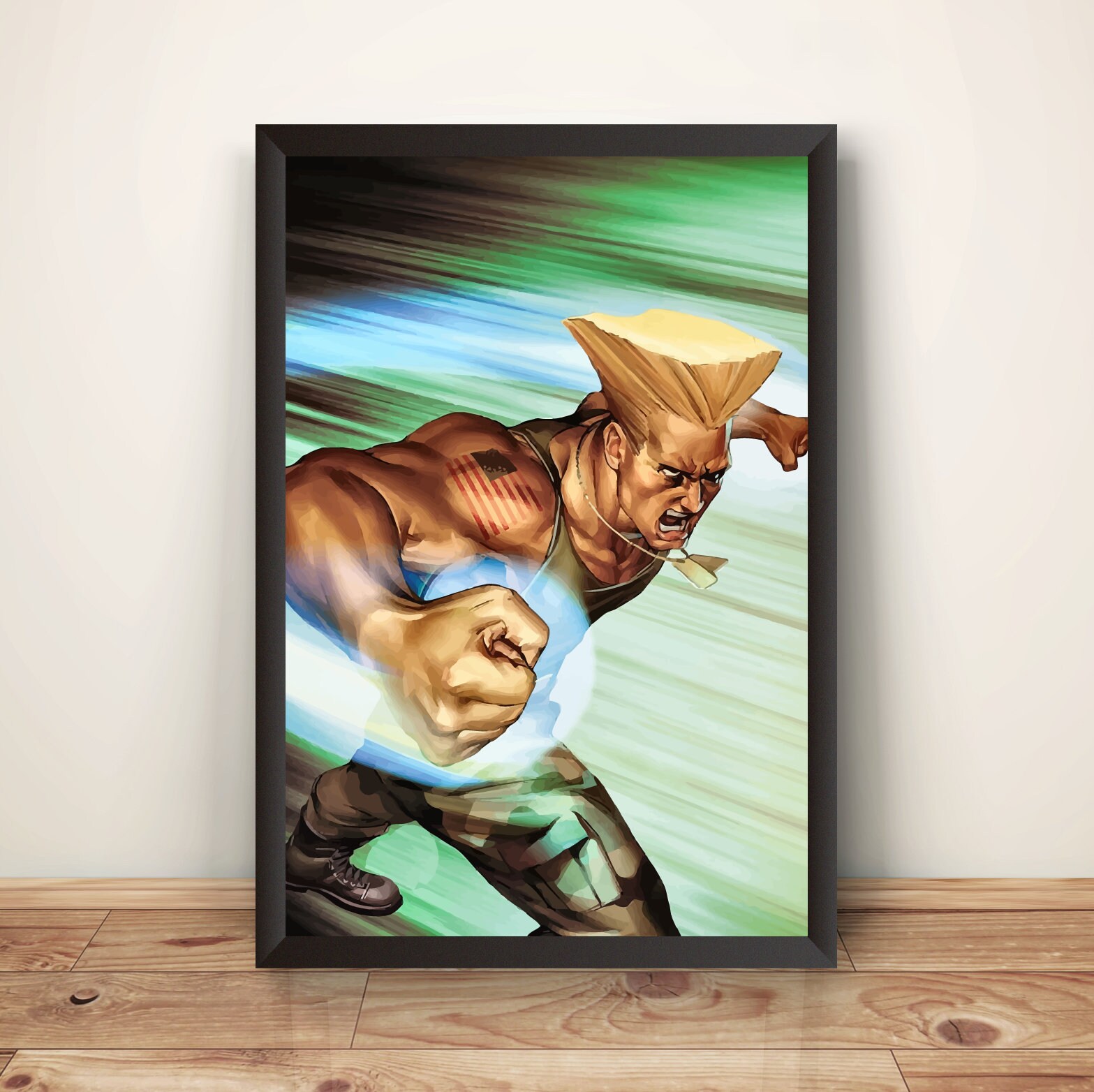 Guile Street Fighter 6 Photographic Print for Sale by ECCHI ART