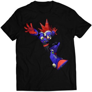 Blast Man Rockboy 11 Mega Boy XI Premium-Unisex-T-Shirt (Vektorgrafik)
