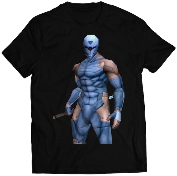 Classic Gray Fox Cyborg Ninja Premium Unisex T-shirt (vectorized