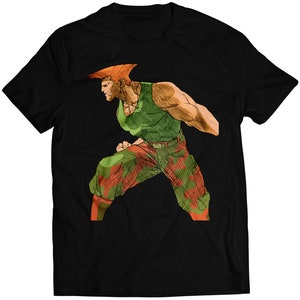 Guile mvc2 V2 Premium Unisex T-shirt (Vectorized Design)