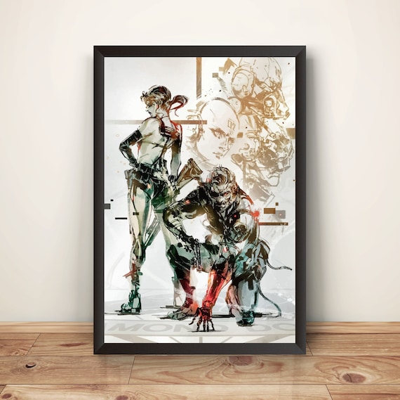 Venom Snake & Silence V2 MGS V Premium Poster (vectorized