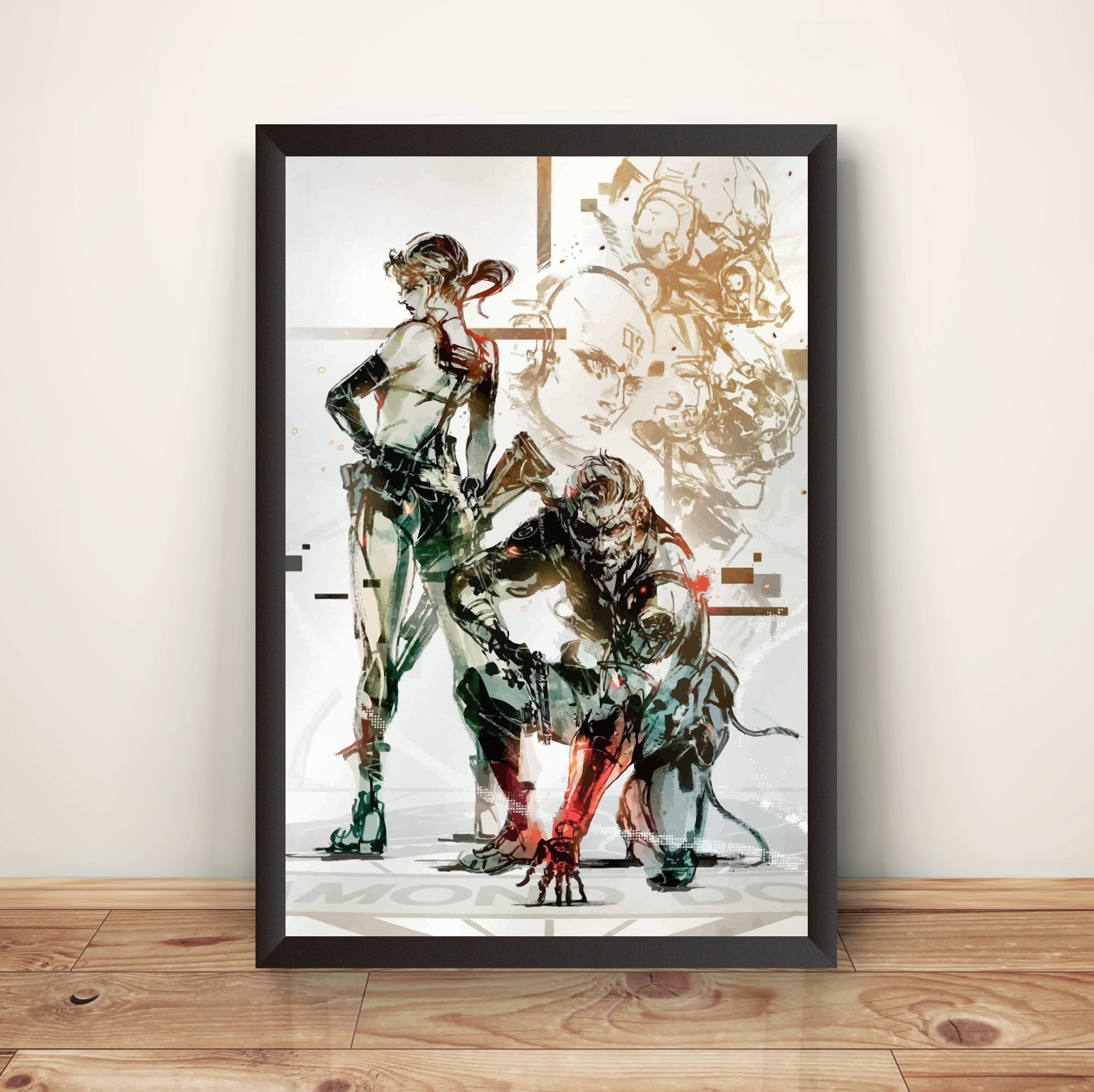 ヴェノム・スネーク＆サイレンス V2 MGS V プレミアムポスター