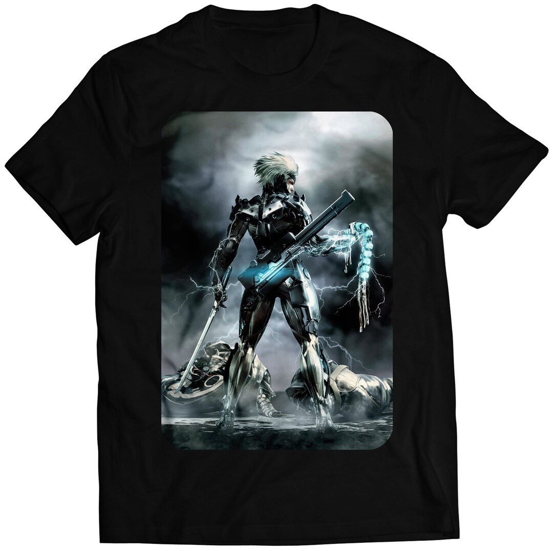 L GEAR RISING REVENGEANCE Tシャツ 　雷電 Raiden Spine MGR Premium Unisex T-shirt (vector) - Etsy