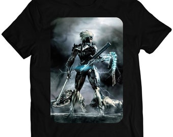 L GEAR RISING REVENGEANCE Tシャツ 　雷電 METAL GEAR RISING REVENGEANCE 雷電 Tシャツ