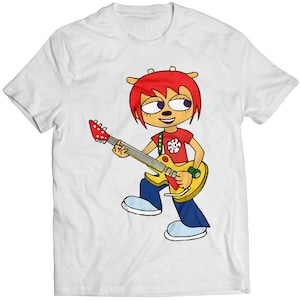 Lammy V1 PaRapper The Rapper Premium Unisex T-shirt (Vectorized Design)