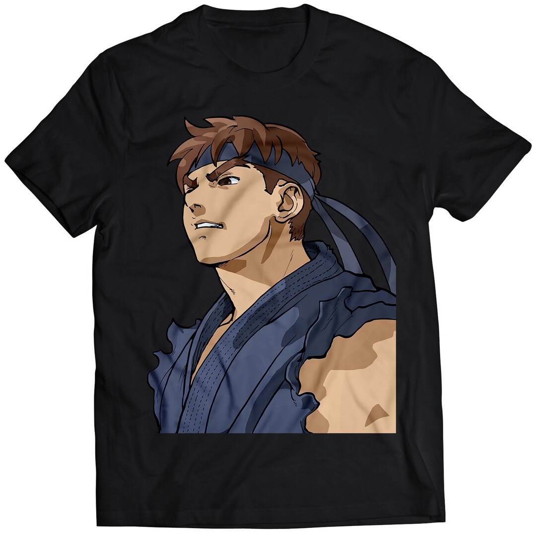 SF Alpha 3 Evil Ryu - PixelRetro Video Game T-Shirt - Street Fighter